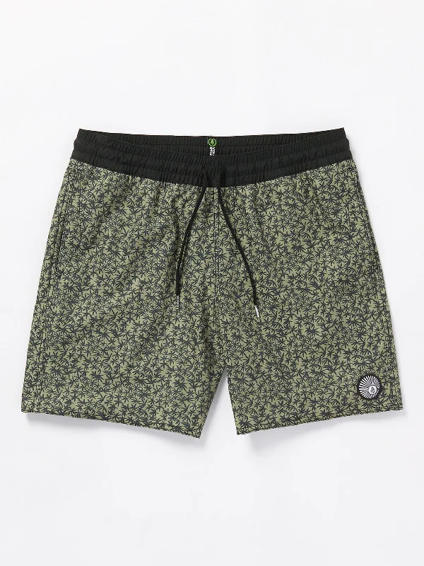 Urban Chic Volcom Stoney Trunk 17 Boardshorts-Thyme Green