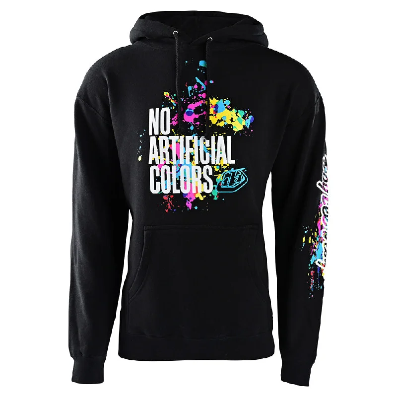 Retro Street Pullover Hoodie No Artificial Colors Black