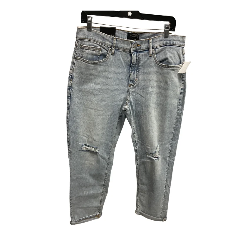 Chic Smart Jeans Cropped By Banana Republic In Blue, Size: 12