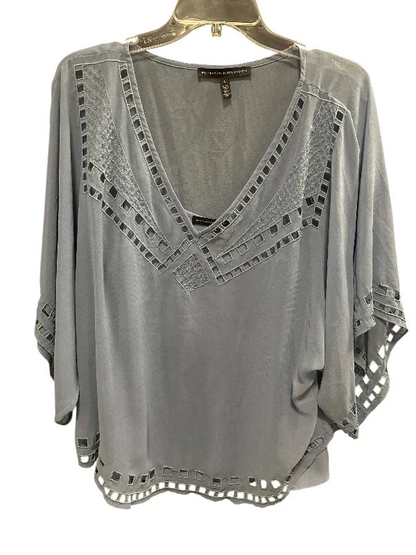 Vintage Street Top 3/4 Sleeve By White House Black Market In Blue, Size: L