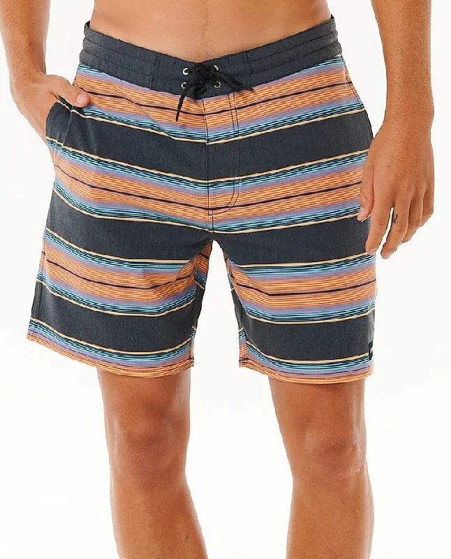 Timeless Minimal Rip Curl Line Up Layday Boardshorts-Black