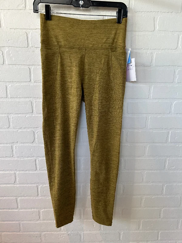 Retro Relaxed Athletic Leggings By Joy Lab In Green, Size: 4