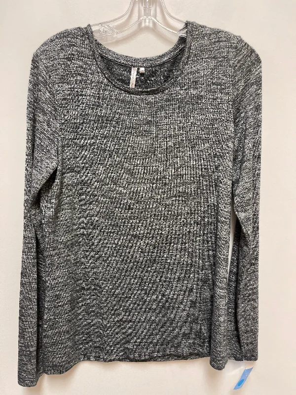 Smart Cool Top Long Sleeve By Banana Republic In Grey, Size: M