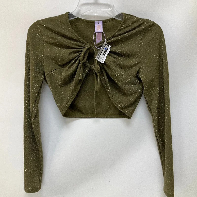 Chic Heritage Top Long Sleeve By Cmc In Green, Size: M