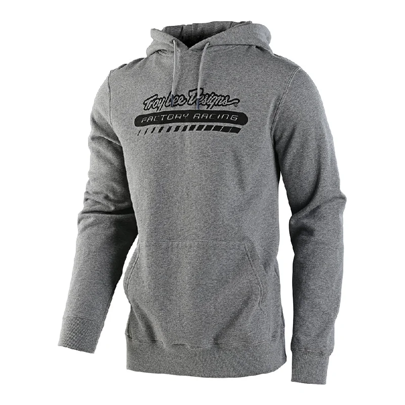 Understated Rugged Pullover Fleece TLD Factory Racing Heather Gray