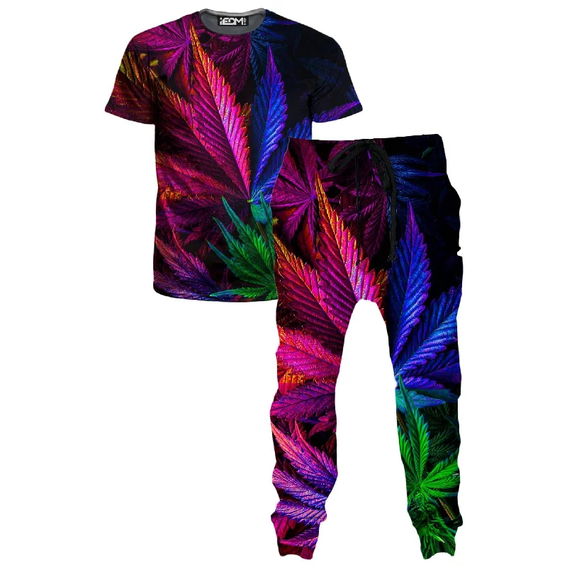 Relaxed Rebel Thermo Chronic T-Shirt and Joggers Combo