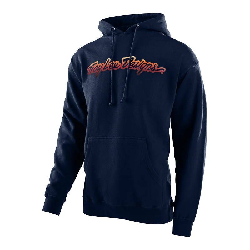 Contemporary Cool Pullover Hoodie Signature Navy