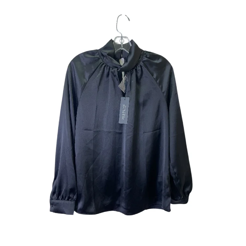 Understated Sleek Top Ls By Rachel Zoe In Black, Size:M