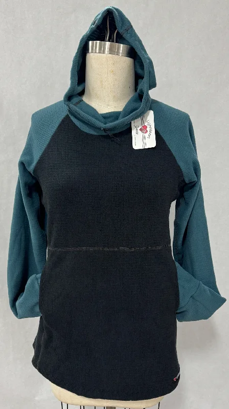 Classic Monochrome Men's Hoodie - Black w/ Moroccan sleeves & hood