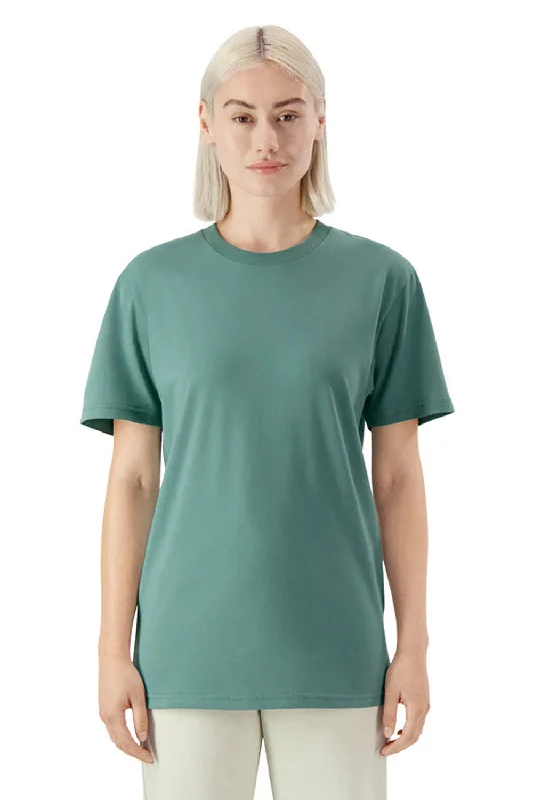 Minimalist Rebel American Apparel Mens Sueded Cloud Short Sleeve Crewneck T-Shirt - Arctic Green Minimalist Rebel American Apparel Mens Sueded Cloud Short Sleeve Crewneck T-Shirt - Arctic Green