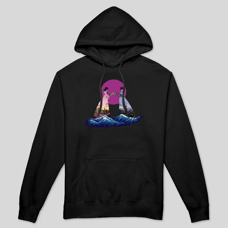 Retro Relaxed EAST WEST MEN'S HOODIE