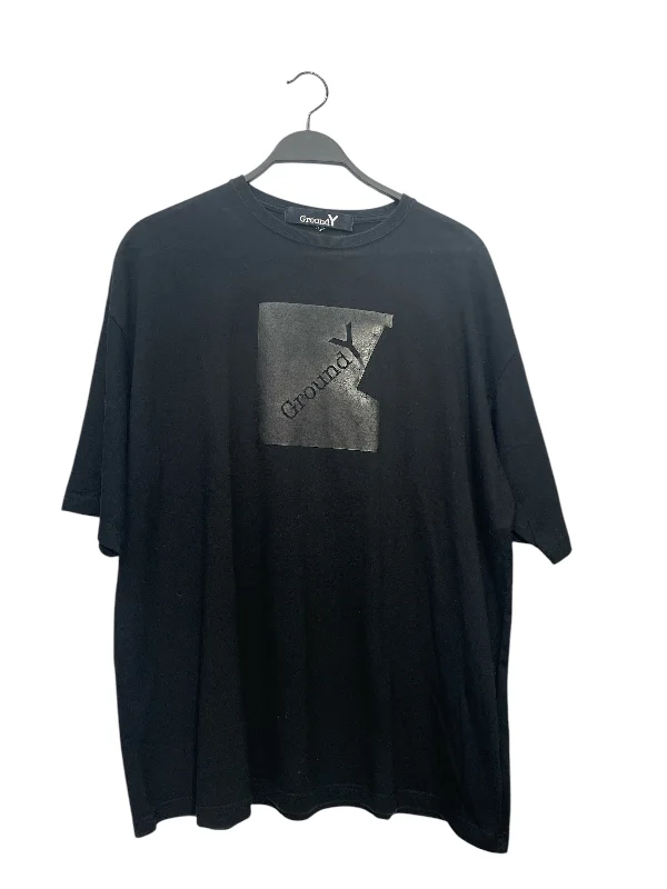Minimal Classic Ground Y/T-Shirt/4/Black/Cotton/Graphic/GA-T71-076