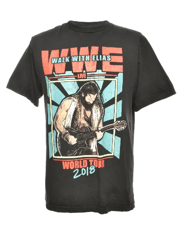 Modern Relaxed WWE Printed T-shirt - L