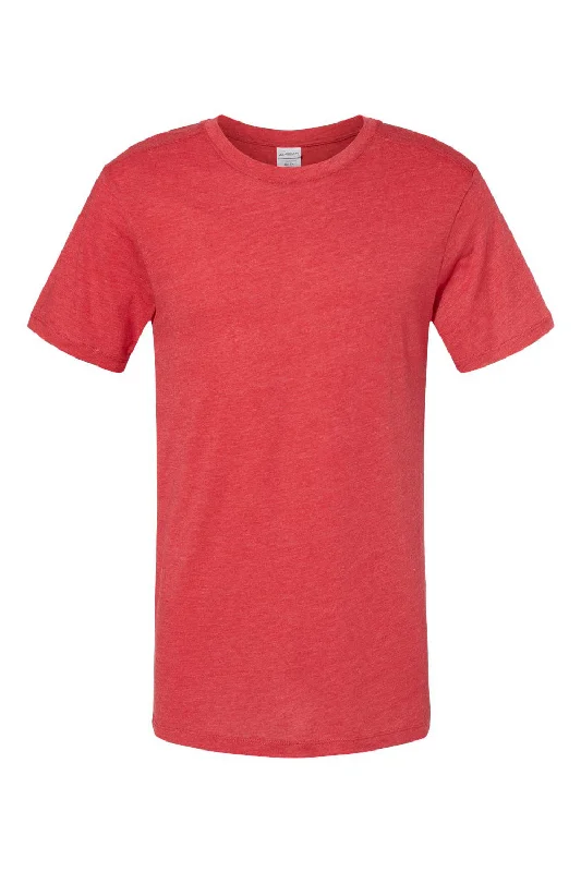 Retro Smart Augusta Sportswear Mens Short Sleeve Crewneck T-Shirt - Heather Red - Closeout Retro Smart Augusta Sportswear Mens Short Sleeve Crewneck T-Shirt - Heather Red - Closeout
