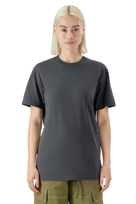 Understated Street American Apparel Mens Sueded Cloud Short Sleeve Crewneck T-Shirt - Asphalt Grey Understated Street American Apparel Mens Sueded Cloud Short Sleeve Crewneck T-Shirt - Asphalt Grey
