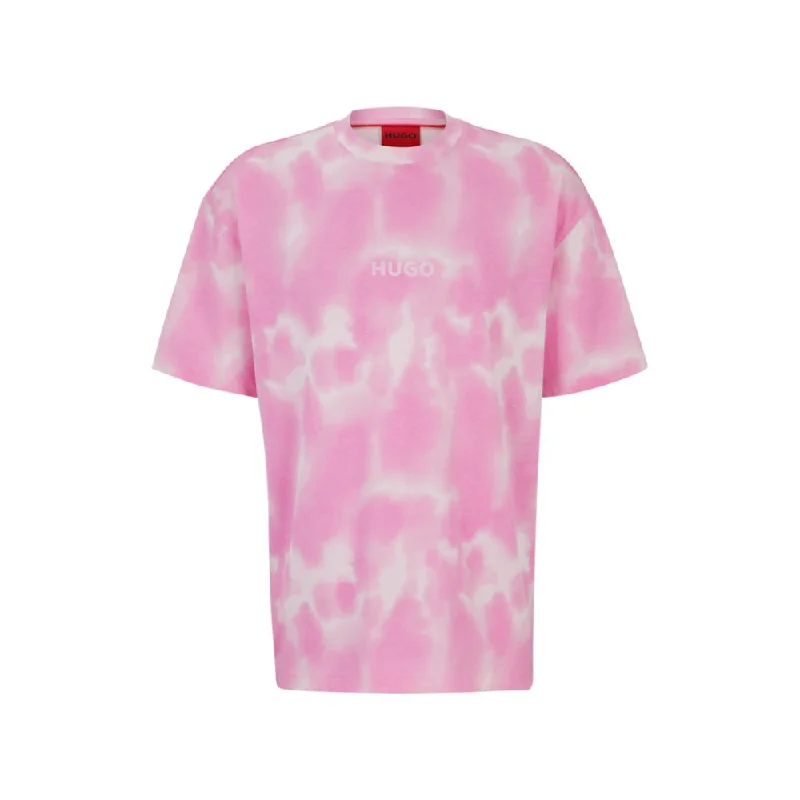 Minimalist Street Cotton-jersey T-shirt with seasonal print
