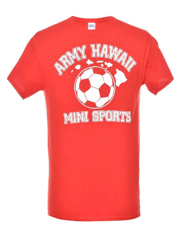 Vintage Street Football Sports T-shirt - S