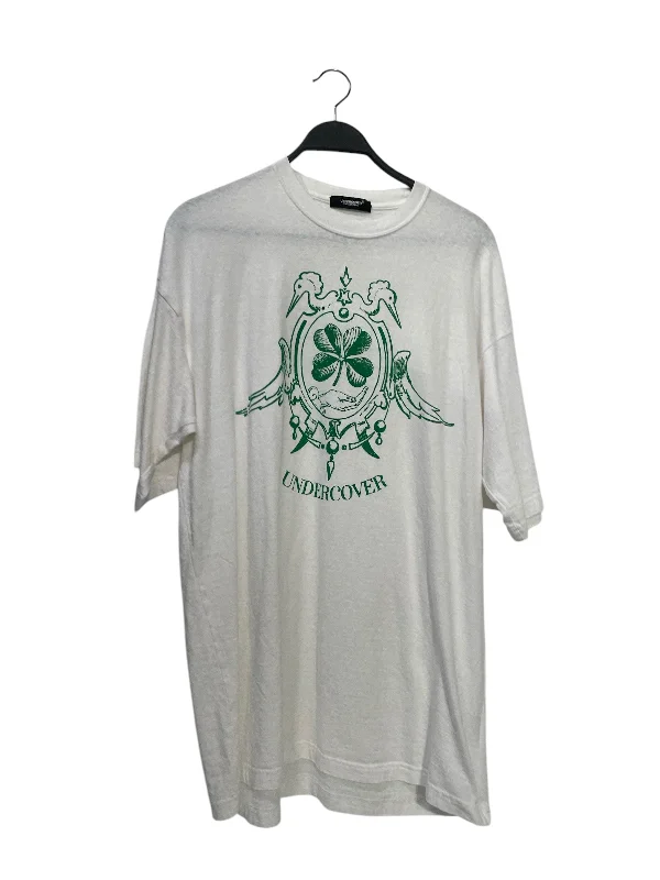 Polished Edge UNDERCOVER/T-Shirt/FREE/White/Cotton/Graphic/UC2B1891-1