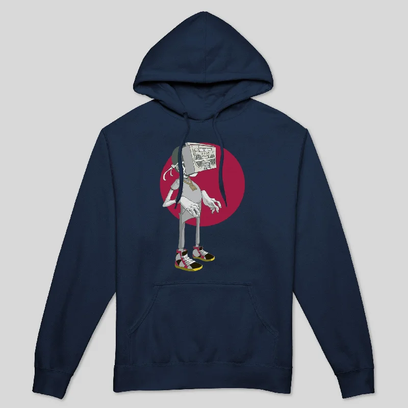 Relaxed Rebel BOOMBOXFACE MEN'S HOODIE