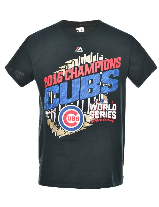 Modern Cool Black MLB Sports T-shirt - S