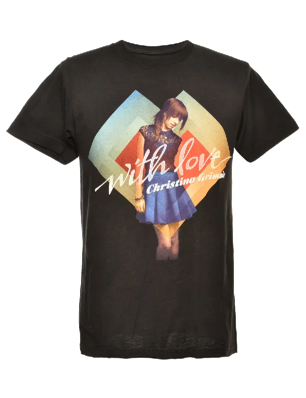 Casual Minimal Christina Grimmie Band T-shirt - M