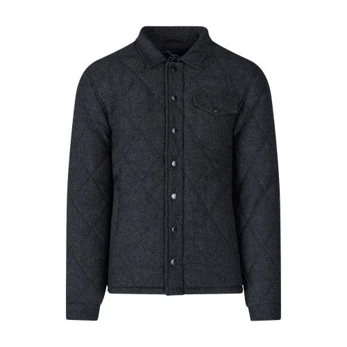 Relaxed Rebel Raging Bull Mens Quilted Herringbone Padded Jacket