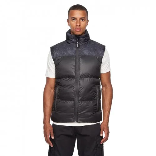 Chic Smart Duck and Cover Mens Romain Camo Padded Gilet
