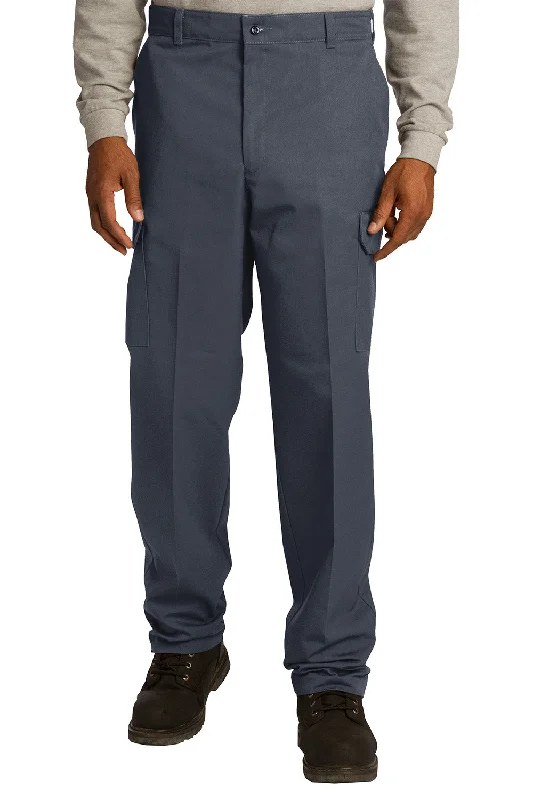 Understated Luxury Red Kap Mens Industrial Wrinkle Resistant Cargo Pants w/ Pockets - Charcoal Grey - NEW Understated Luxury Red Kap Mens Industrial Wrinkle Resistant Cargo Pants w/ Pockets - Charcoal Grey - NEW