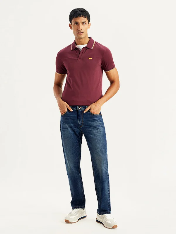 Modern Minimal Men's 541 Tapered Fit Navy Jeans