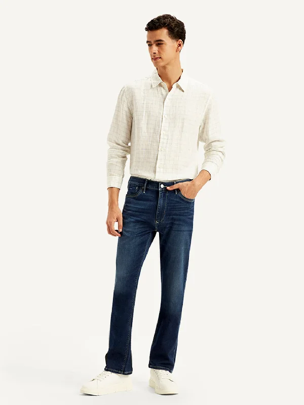 Relaxed Edge Men's 513 Slim Fit Navy Jeans