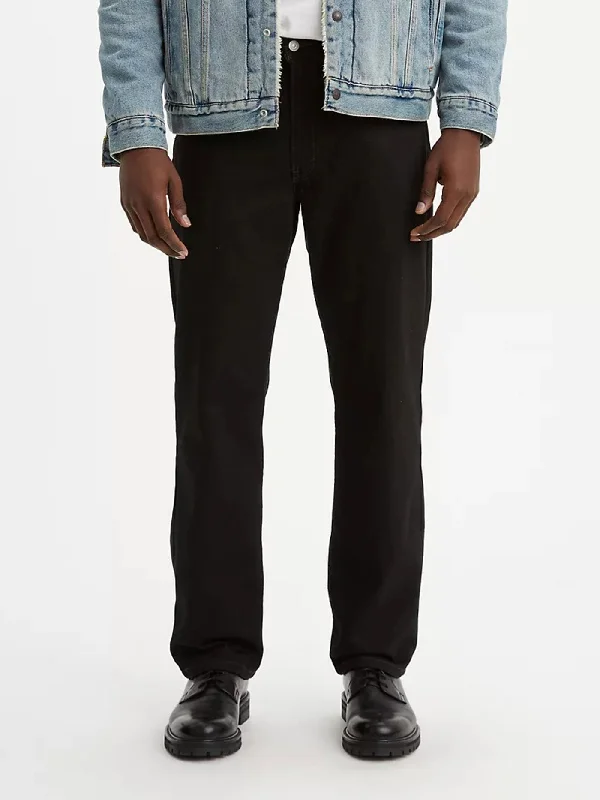Casual Minimal 550 Relaxed Black Jeans