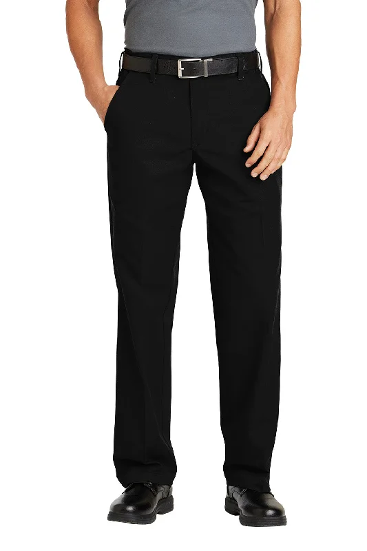 Casual Rebel Red Kap Mens Elastic Insert Wrinkle Resistant Pants w/ Pocket - Black - NEW Casual Rebel Red Kap Mens Elastic Insert Wrinkle Resistant Pants w/ Pocket - Black - NEW