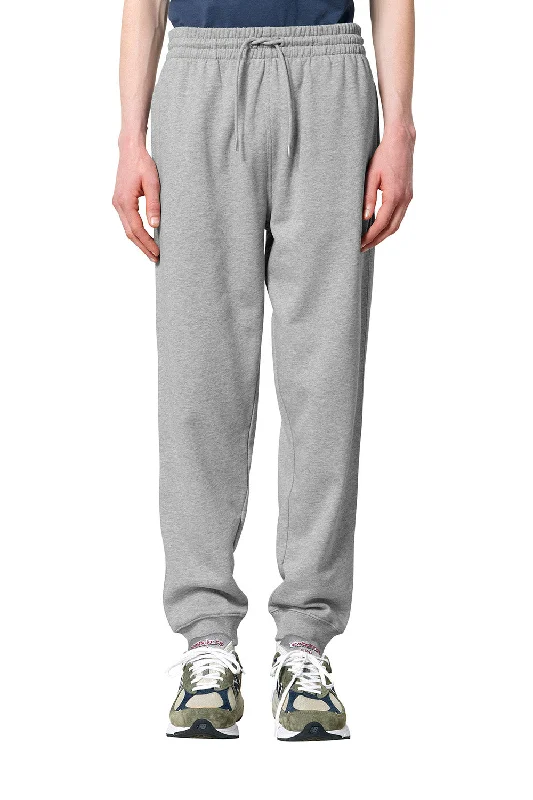 Heritage Urban Stanley/Stella Mens Flyer Jogger Sweatpants w/ Pockets - Heather Grey - NEW
