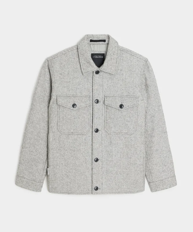 Street Rebel Soft Fabrics Todd Snyder X Woolrich Reflective Shirt Jacket