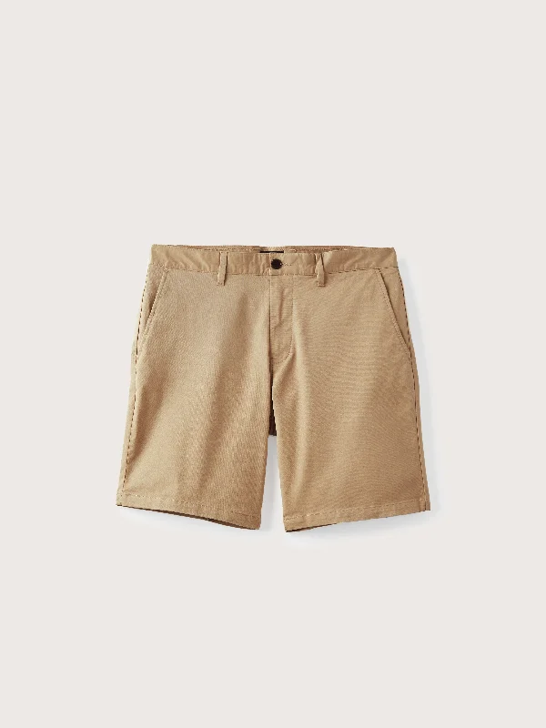 Sophisticated Luxe Bold Outfits The Brunswick Chino Slim Fit 9in Short in Dune