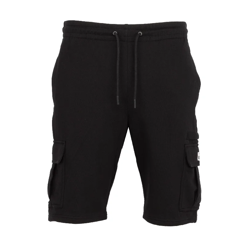 Edgy Luxe Relaxed Jackets French Terry Cargo Shorts - Mens