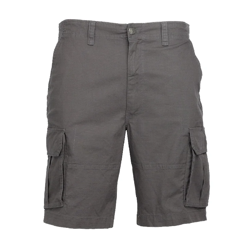 Monochrome Minimal Versatile Wear Woven Twill Ripstop Short - Mens