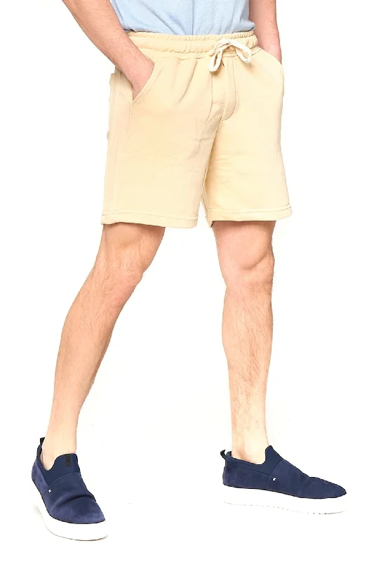 Casual Rugged Casual Footwear Weekender Cotton Shorts - Beige