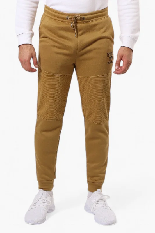 Modern Minimal Casual Shirts Super Triple Goose Tie Waist Physical Education Print Joggers - Brown Modern Minimal Casual Shirts Super Triple Goose Tie Waist Physical Education Print Joggers - Brown