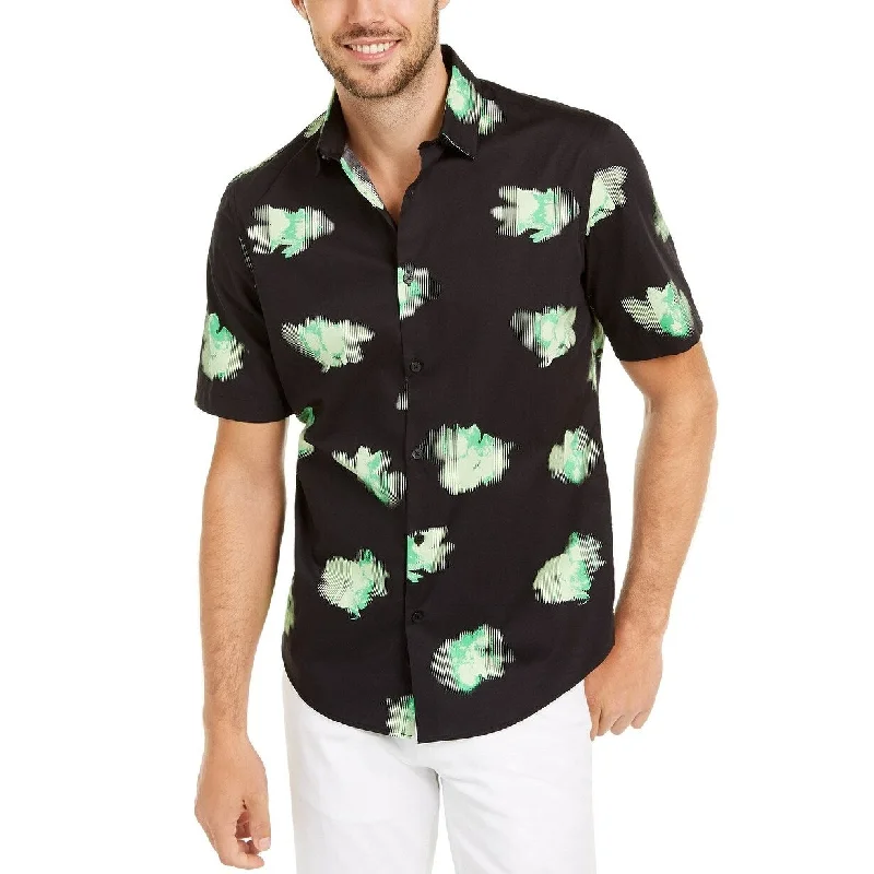 Retro Street Modern Basics Alfani Men's Classic-Fit Abstract Floral-Print Shirt Black Size 2 Extra Large Retro Street Modern Basics Alfani Men's Classic-Fit Abstract Floral-Print Shirt Black Size 2 Extra Large
