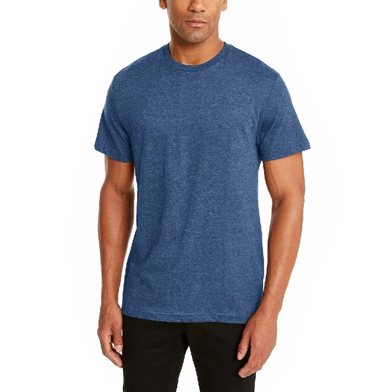 Contemporary Edge Cool Bottoms Alfani Men's Crewneck Undershirt Blue Size X-Large