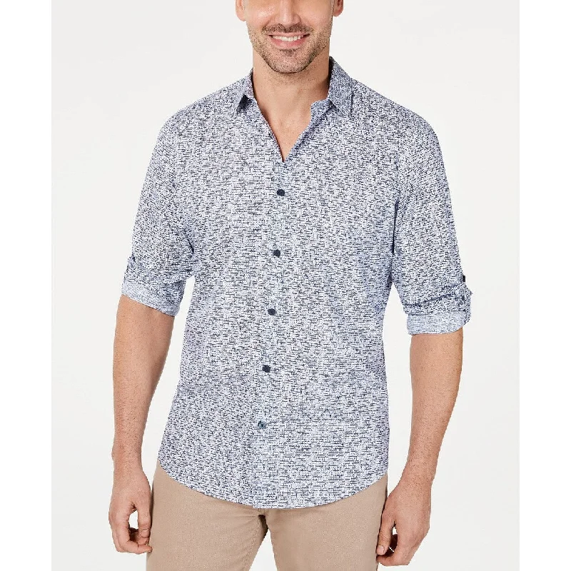 Rugged Classic Smart Pants Alfani Men's Geo Static-Print Shirt White Size 2 Extra Large - XXL Rugged Classic Smart Pants Alfani Men's Geo Static-Print Shirt White Size 2 Extra Large - XXL