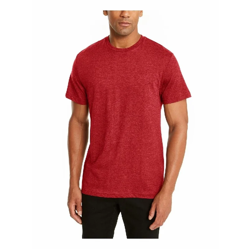 Timeless Rebel Denim Trends Alfani Men's V-Neck Undershirt Red Size Small