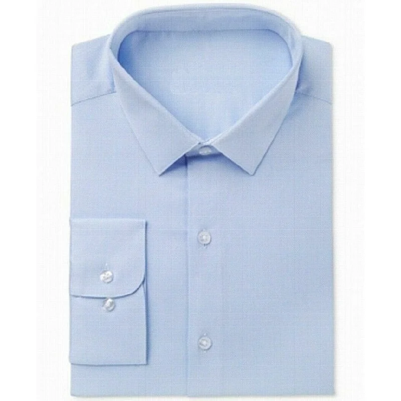Modern Cool Sleek Designs Bar Ill Men's Slim-Fit Stretch Dress Shirt Pasblue Size 15-32-33 Modern Cool Sleek Designs Bar Ill Men's Slim-Fit Stretch Dress Shirt Pasblue Size 15-32-33