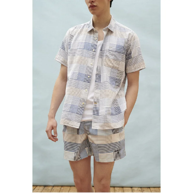 Casual Rugged Fashion Jeans BARBOUR PATCH SWIM SHORT SKY MSW0071BL32