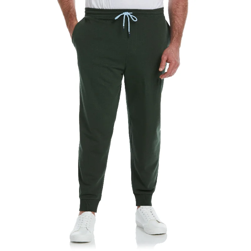 Polished Street Soft Fabrics Big & Tall Organic Cotton Fleece Logo Pant