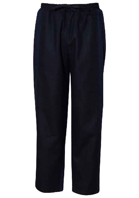 Monochrome Rugged Timeless Wardrobe Bowhead Trousers Navy Peony