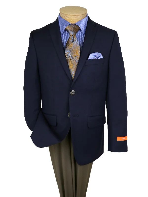 Sleek Classic Formal Shirts Tallia 37810 Boy's Blazer - Solid - Navy