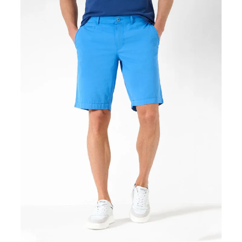 Timeless Urban Fresh Outfit Brax Luxurious Pure Cotton Tailored Shorts 84-6808 Bari Shorts in Miami
