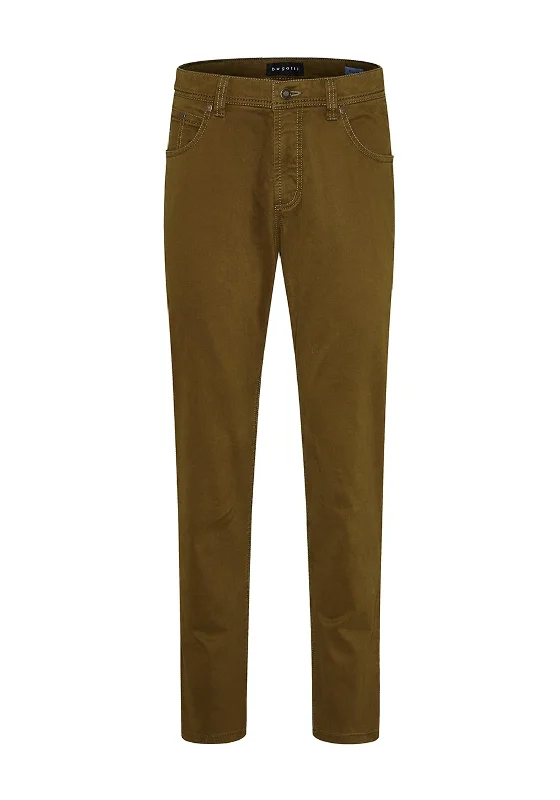Chic Heritage Versatile Wear Bugatti Broken Twill Chinos, Clay